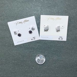 Pure Allure Earrings Crystal design studs